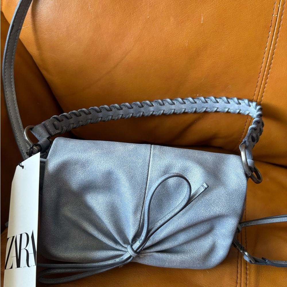 Zara Blue Crossbody Bag
